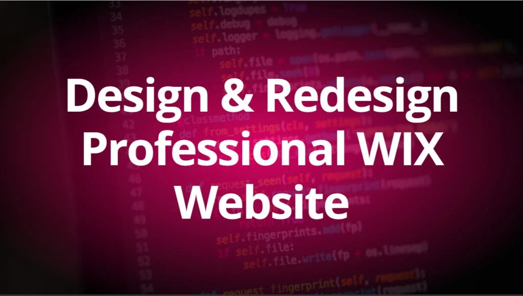 wix website design