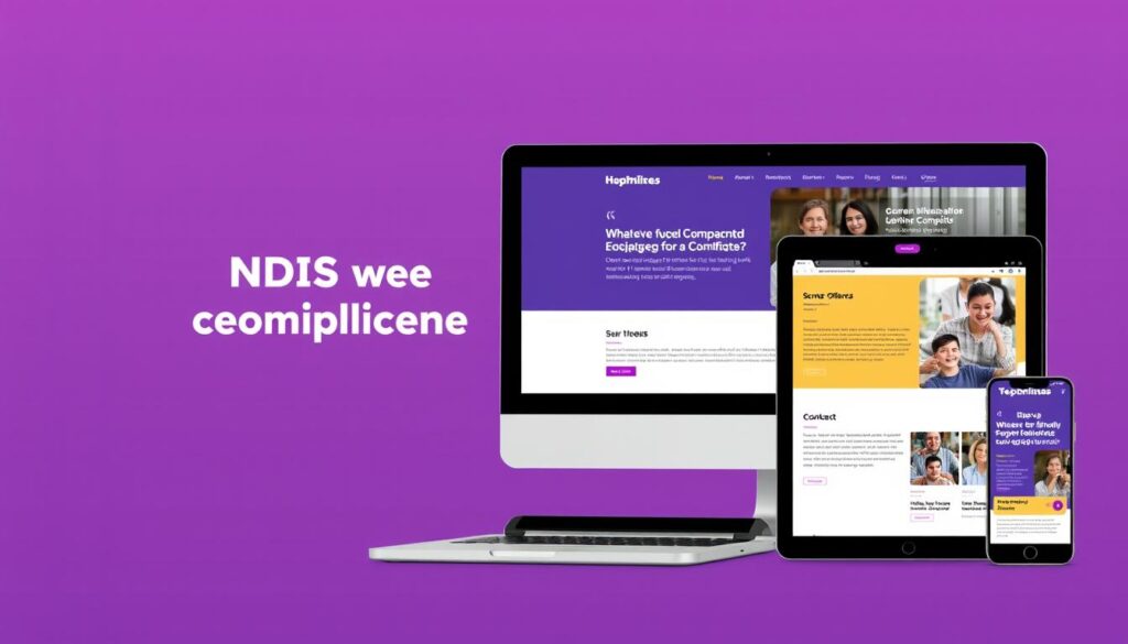 ndis website compliance